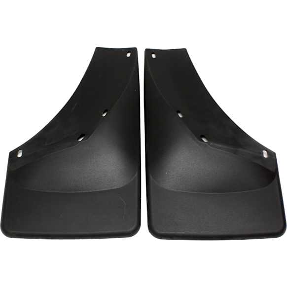 110010 Front, Driver and Passenger Side Mud Flaps, Black, Plastic, DigitalFit Series