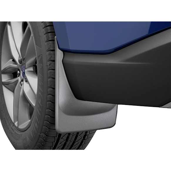 110139 Front, Driver or Passenger Side Mud Flaps, Black, Thermoplastic