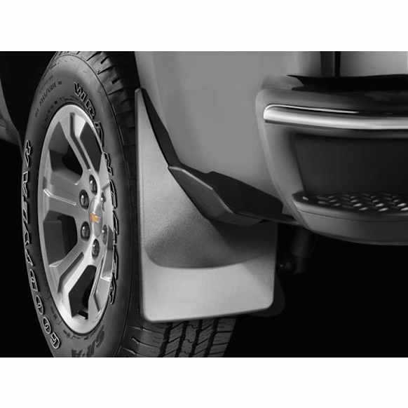 2022 Jeep Grand Cherokee L - Front, Driver and Passenger Side Mud Flaps, Black, Plastic