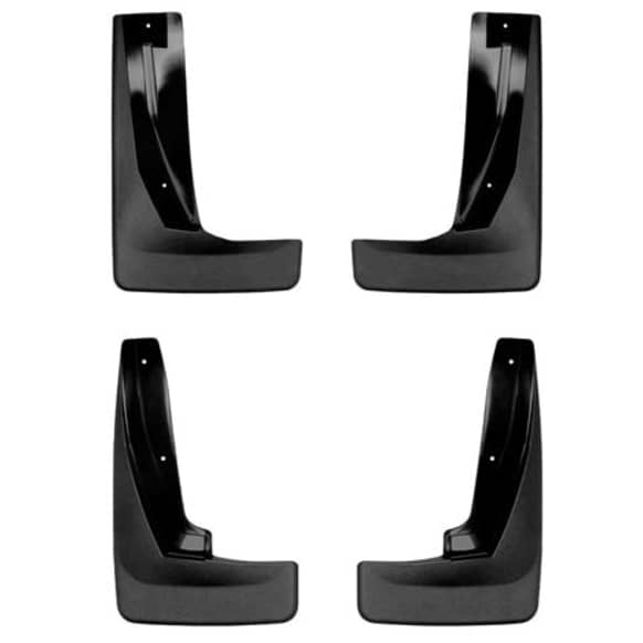 2022 Volkswagen Tiguan - Front and Rear, Driver and Passenger Side Mud Flaps, Black, Thermoplastic