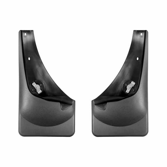 110174-120174 Front and Rear, Driver and Passenger Side Mud Flaps, Black, Thermoplastic
