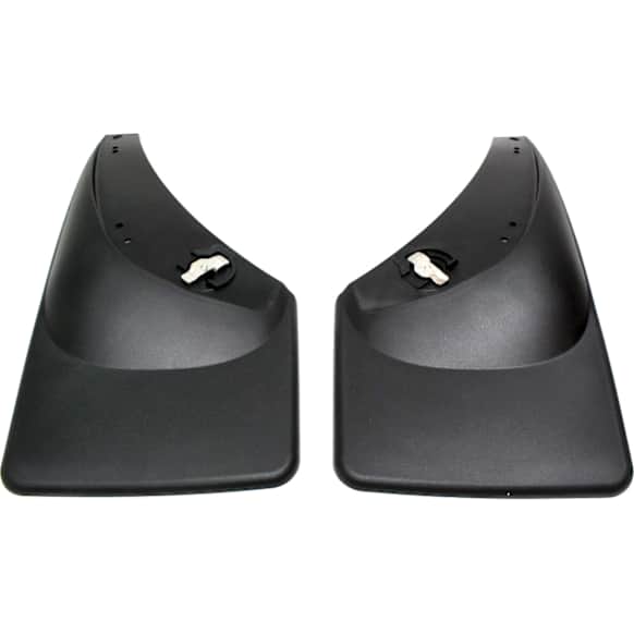 120006 Rear, Driver and Passenger Side Mud Flaps, Black, Plastic, DigitalFit Series