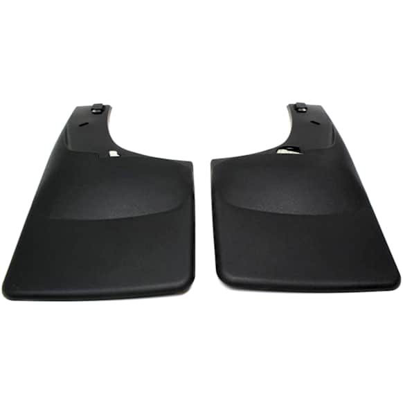 120008 Rear, Driver and Passenger Side Mud Flaps, Black, Plastic, DigitalFit Series
