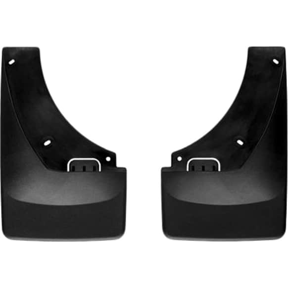 120016 Rear, Driver and Passenger Side Mud Flaps, Black, Plastic, DigitalFit Series