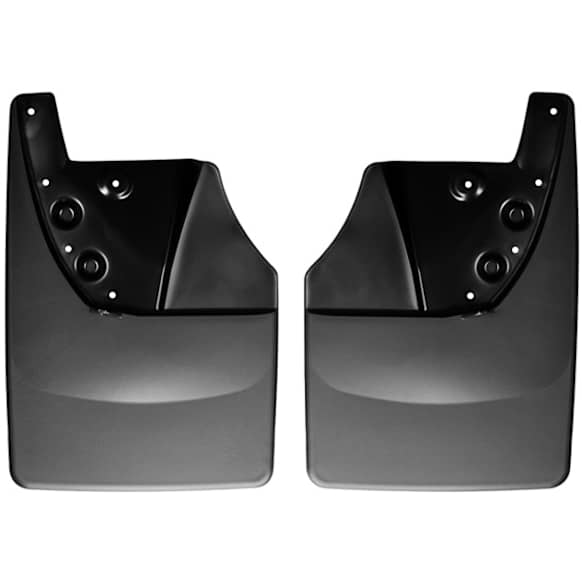 2014 Toyota Tundra - Rear, Driver or Passenger Side Mud Flaps, Without Fender Flares, Black, Plastic