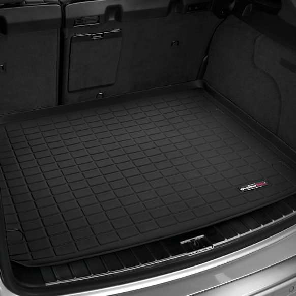 2022 Ford Bronco Sport - Cargo Mat, Black, Molded Cargo Liner, Sport Utility, Behind 2nd Row Seating, With Spare Tire, Made of Thermoplastic