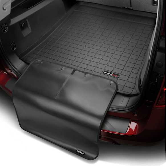 401554SK Cargo Mat, Molded Cargo Liner, Black, Made of Rubber