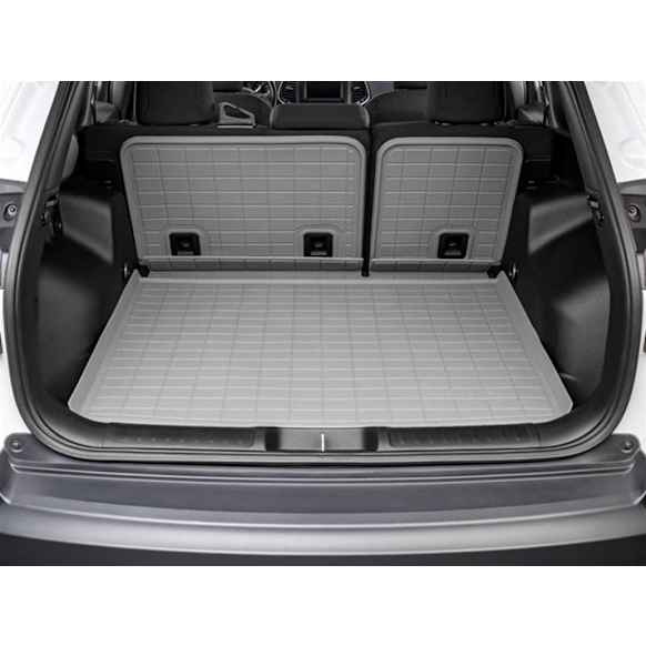 421511IM Cargo Mat, Molded Cargo Liner, Gray, Made of Rubberized Thermoplastic Elastomer, SeatBack Cargo Liner HP Series