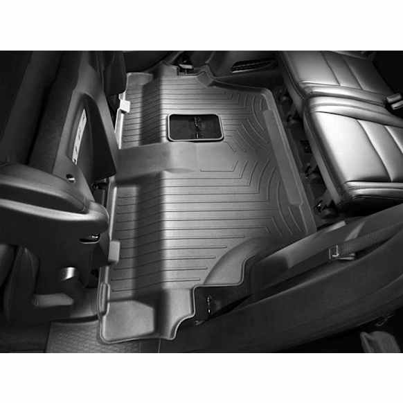 2002 Chevrolet Tahoe - FloorLiner HP Series, Black, Third Row, Molded Floor Liner, Sport Utility, Made of Rubberized Thermoplastic Elastomer