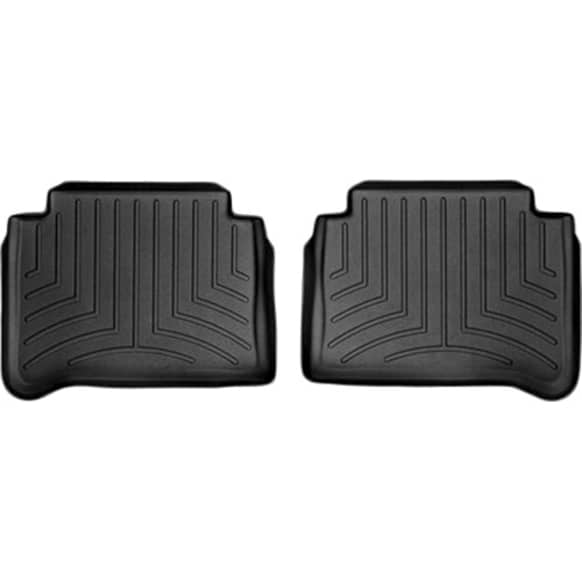 440882 Second Row FloorLiner Series Molded Floor Liner, Black Made of Rubberized Thermoplastic Polyolefins