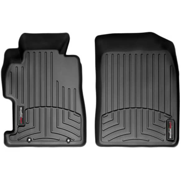 440901 Front Row FloorLiner Series Molded Floor Liner, Black Made of Rubberized Thermoplastic Polyolefins