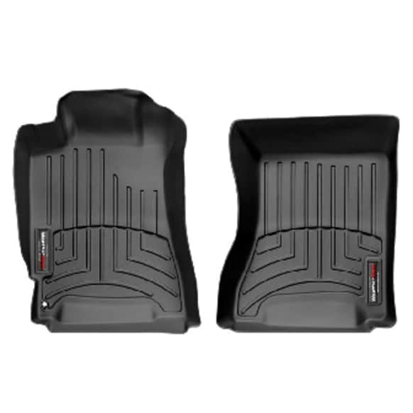 2006 Subaru Forester - FloorLiner Series, Black, Front Row, Molded Floor Liner, Sport Utility, Made of Rubberized Thermoplastic Polyolefins