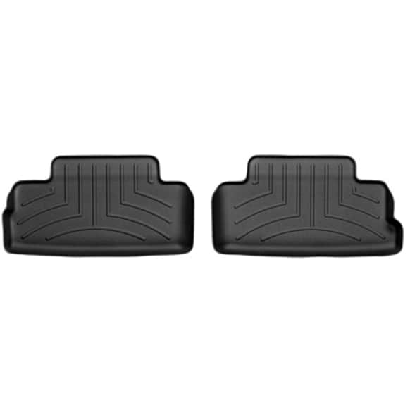 2013 Ford Mustang - FloorLiner Series, Black, Second Row, Molded Floor Liner, Coupe, Made of Rubberized Thermoplastic Polyolefins