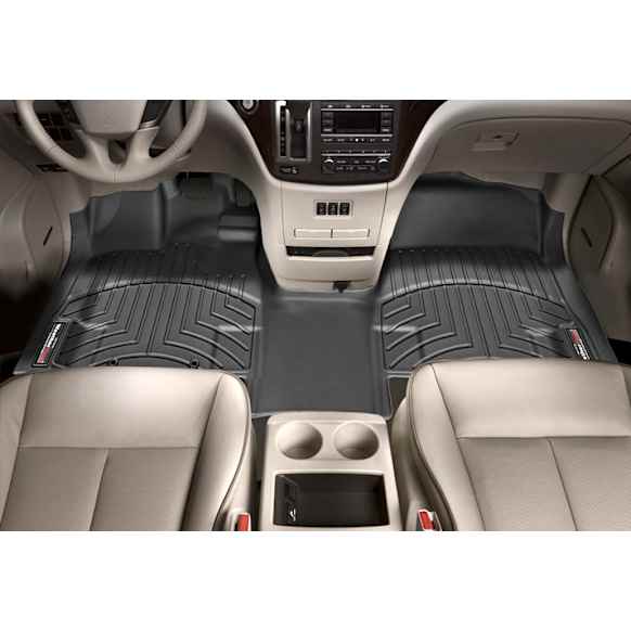 4415221 Front Row FloorLiner Series Molded Floor Liner, Black High-Density Tri-Extruded (HDTE)