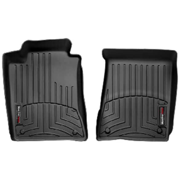 441731 Front Row FloorLiner Series Molded Floor Liner, Black Made of Rubberized Thermoplastic Polyolefins
