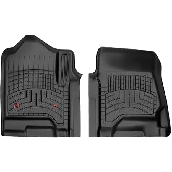 4417801IM Front Row FloorLiner HP Series Molded Floor Liner, Black Made of Rubberized Thermoplastic Elastomer
