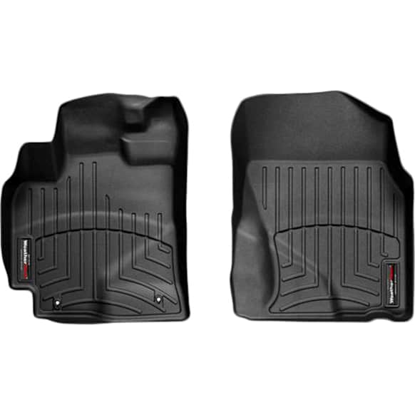441861 Front Row FloorLiner Series Molded Floor Liner, Black Made of Rubberized Thermoplastic Polyolefins