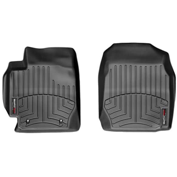 442901 Front Row FloorLiner Series Molded Floor Liner, Black Made of Rubberized Thermoplastic Polyolefins