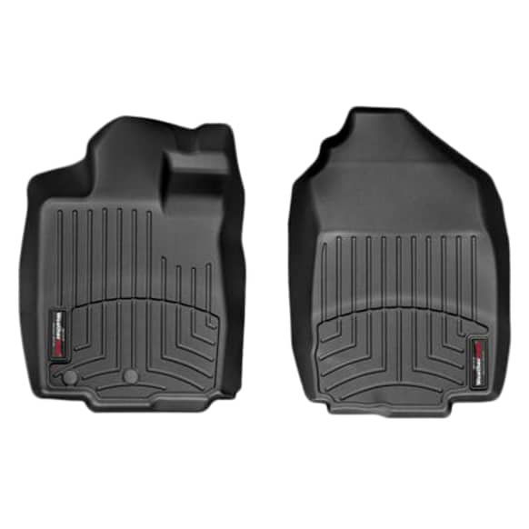 442991 Front Row FloorLiner Series Molded Floor Liner, Black Made of Rubberized Thermoplastic Polyolefins