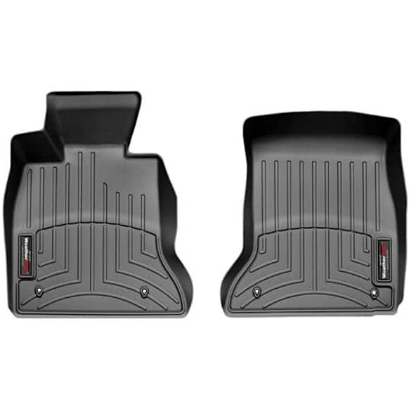 443131 Front Row FloorLiner Series Molded Floor Liner, Black Made of Rubberized Thermoplastic Polyolefins