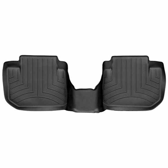 2012 Subaru Impreza - FloorLiner Series, Black, Rear, Molded Floor Liner, Sedan, High-Density Tri-Extruded (HDTE)