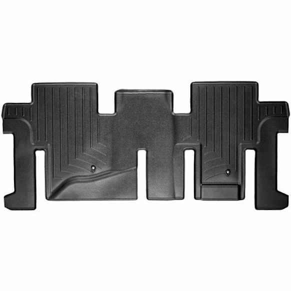 444452 Second Row FloorLiner Series Molded Floor Liner, Black High-Density Tri-Extruded (HDTE)