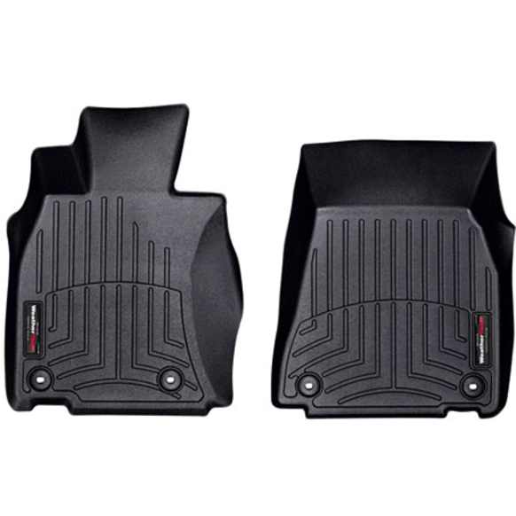 445141 Front Row FloorLiner Series Molded Floor Liner, Black Made of Rubberized Thermoplastic Polyolefins