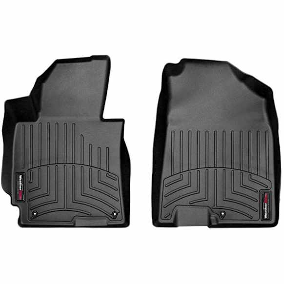 445521 Front Row FloorLiner Series Molded Floor Liner, Black Made of Rubberized Thermoplastic Polyolefins
