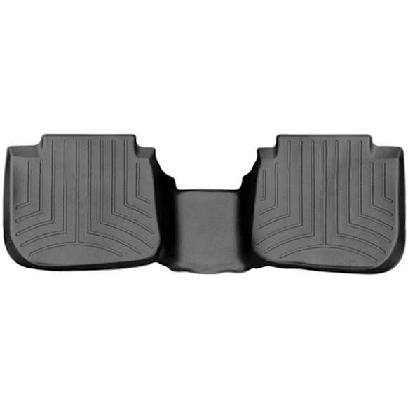 447082 Rear FloorLiner Series Molded Floor Liner, Black Made of Rubberized Thermoplastic Polyolefins