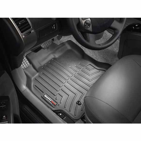 448471 Front Row FloorLiner Series Molded Floor Liner, Black High-Density Tri-Extruded (HDTE)