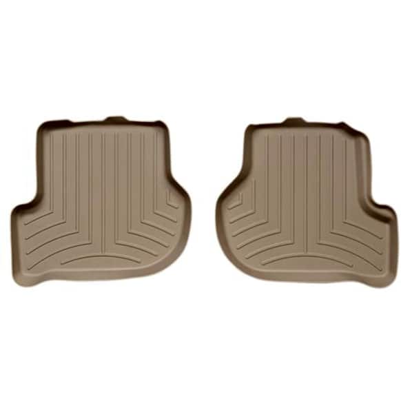 450802 Rear FloorLiner Series Molded Floor Liner, Tan Made of Rubberized Thermoplastic Polyolefins