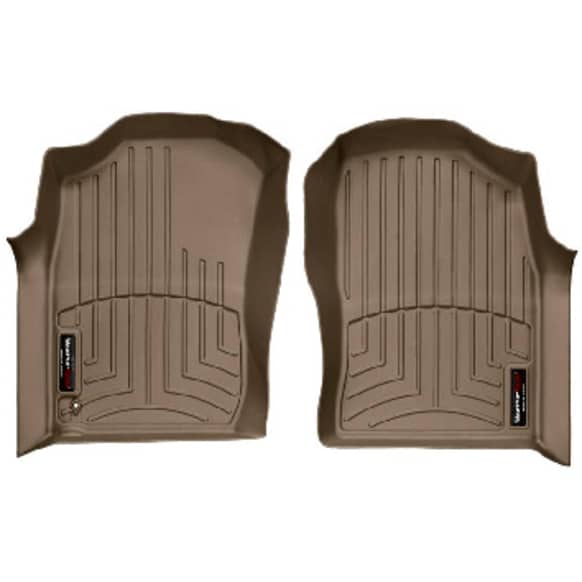 1999 Toyota 4Runner - FloorLiner Series, Tan, Front Row, Molded Floor Liner, Sport Utility, Made of Rubberized Thermoplastic Polyolefins