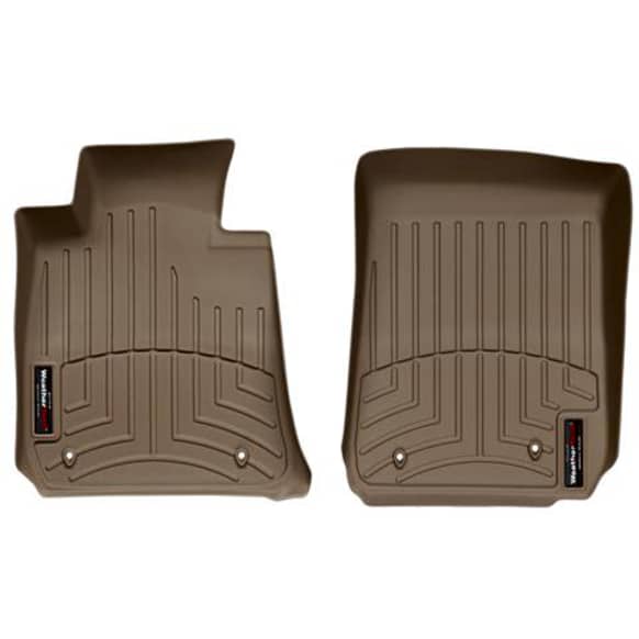 451581 Front Row FloorLiner Series Molded Floor Liner, Tan Made of Rubberized Thermoplastic Polyolefins