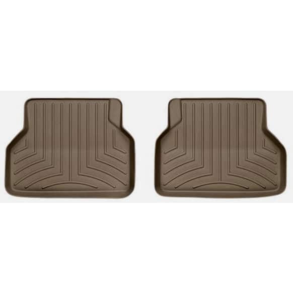 451642 Second Row FloorLiner Series Molded Floor Liner, Tan Made of Rubberized Thermoplastic Polyolefins
