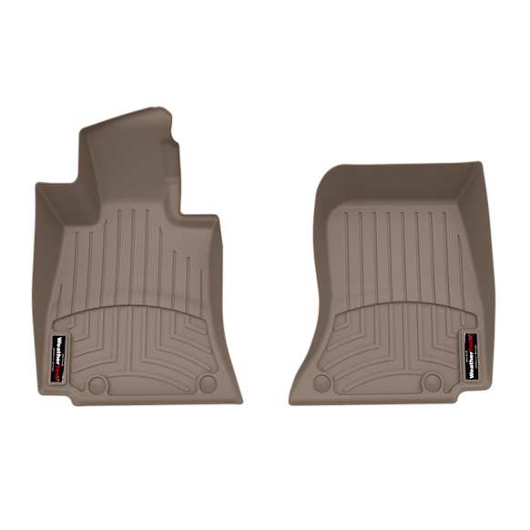 4518781 Front Row Molded Floor Liner, Tan High-Density Tri-Extruded (HDTE)