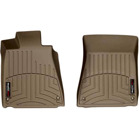 452051 Front Row FloorLiner Series Molded Floor Liner, Tan Made of Rubberized Thermoplastic Polyolefins