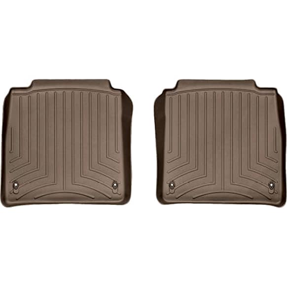 2008 Lexus LS460 - FloorLiner Series, Tan, Second Row, Molded Floor Liner, Sedan, Made of Rubberized Thermoplastic Polyolefins