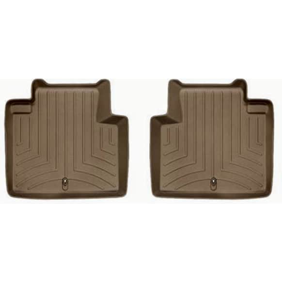 453042 Second Row FloorLiner Series Molded Floor Liner, Tan Made of Rubberized Thermoplastic Polyolefins