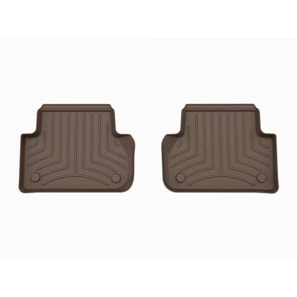 2018 Audi A4 - FloorLiner HP Series, Tan, Second Row, Molded Floor Liner, Sedan, Made of Rubberized Thermoplastic Elastomer