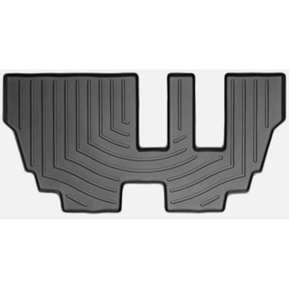 460953 Third Row FloorLiner Series Molded Floor Liner, Gray Made of Rubberized Thermoplastic Polyolefins