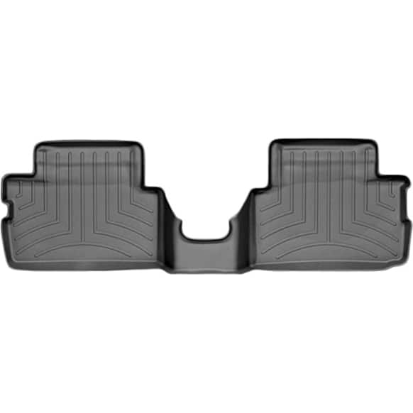 461363 Second Row FloorLiner Series Molded Floor Liner, Gray Made of Rubberized Thermoplastic Polyolefins