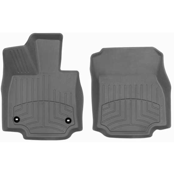 2022 Toyota Venza - FloorLiner HP Series, Gray, Front Row, Molded Floor Liner, Sport Utility, Made of Rubberized Thermoplastic Elastomer