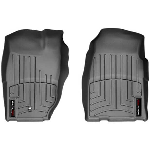 462661 Front Row FloorLiner Series Molded Floor Liner, Gray Made of Rubberized Thermoplastic Polyolefins