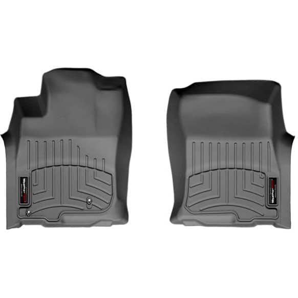 462861 Front Row FloorLiner Series Molded Floor Liner, Gray Made of Rubberized Thermoplastic Polyolefins