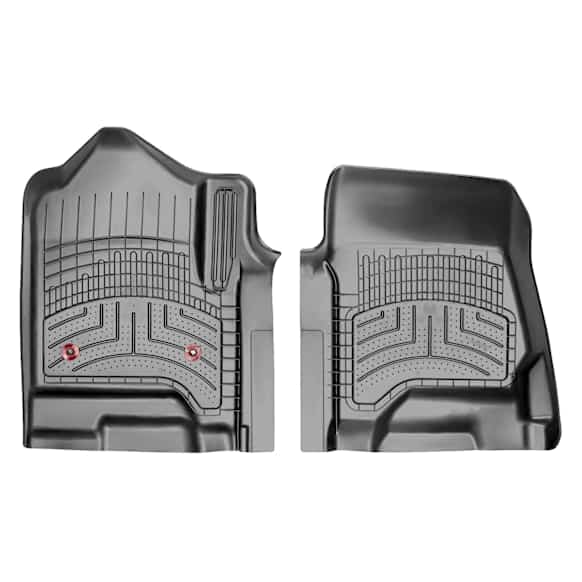 2018 Audi RS3 - FloorLiner HP Series, Gray, Front Row, Molded Floor Liner, Made of Rubberized Thermoplastic Elastomer