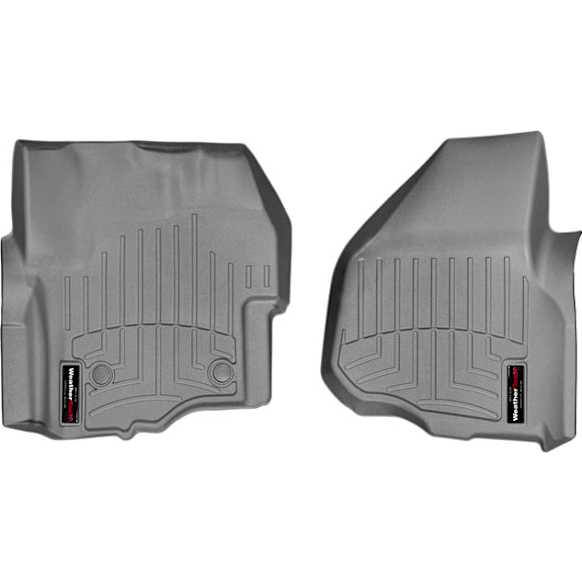 465841 Front Row FloorLiner Series Molded Floor Liner, Gray Made of Rubberized Thermoplastic Polyolefins