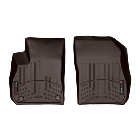 4710381 Front Row FloorLiner Series Molded Floor Liner, Cocoa Made of Rubberized Thermoplastic Polyolefins