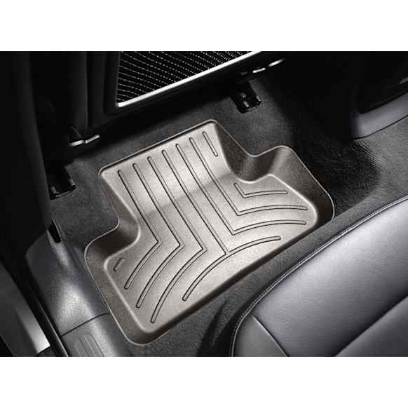 472302 Second Row FloorLiner Series Molded Floor Liner, Cocoa Made of Rubberized Thermoplastic Polyolefins