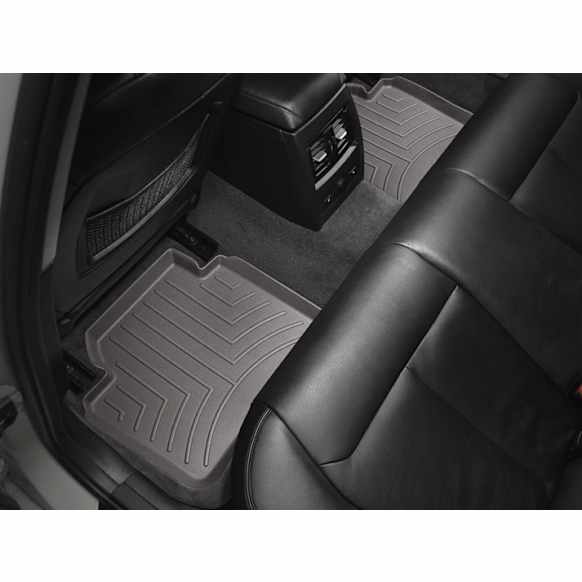 474552 Second Row FloorLiner Series Molded Floor Liner, Cocoa High-Density Tri-Extruded (HDTE)