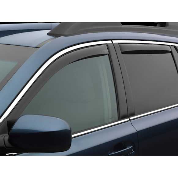 82516 Front and Rear, Driver and Passenger Side Window Visor, Smoke